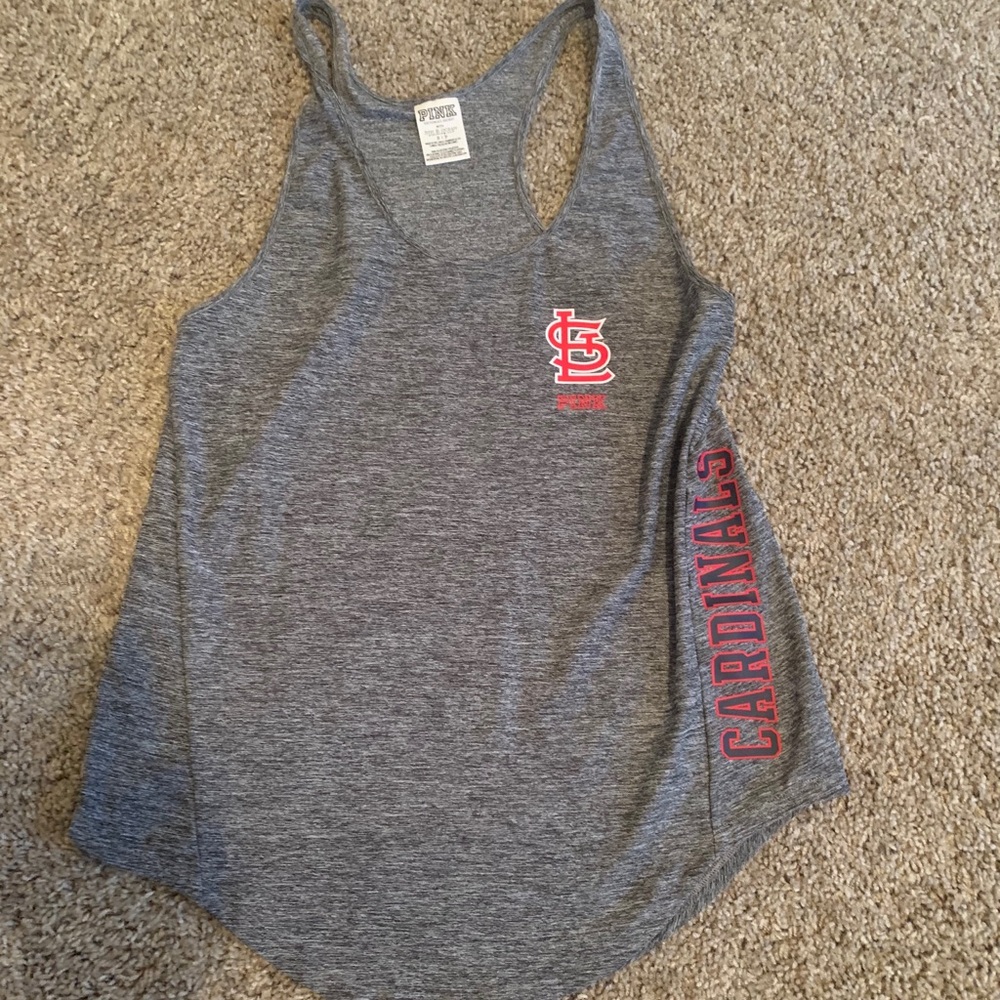 Pink by Victoria Secret Cardinals tank top